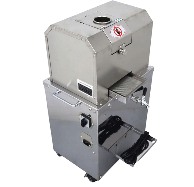 110V 4 Rollers Electric Sugarcane Juicer Machine Drink 134038