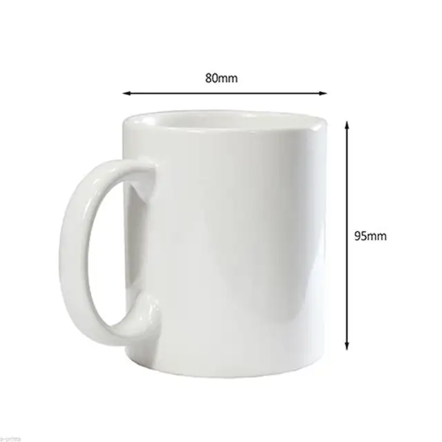 36pcs 11oz White Blank Sublimation Mug Heat Press Print 001007