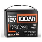 Humsienk 12V 100Ah Group 24 LiFePO4 Battery Drop-in Replacement