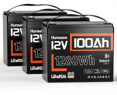 Humsienk 12V 100Ah Group 24 LiFePO4 Battery Drop-in Replacement - Photo 3