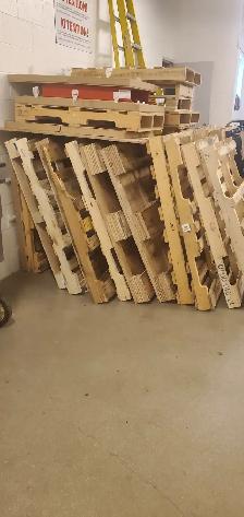 FREE PALLETS! FIRST COME, FIRST SERVED
