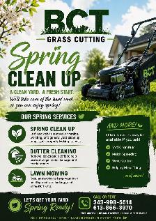 BCT Grass Cutting Spring Clean Up