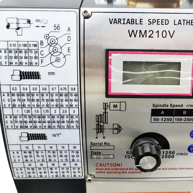 Promotion 839" Inch Precision Length Metal Bench Lathe 028358 - Photo 8