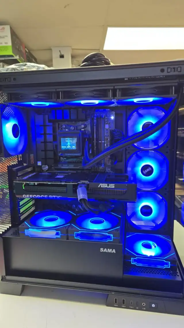 PC Gaming NEUF Ryzen 7 9800X3D RTX5070 12GB 32GB DDR5 2To NVMe - Photo 2