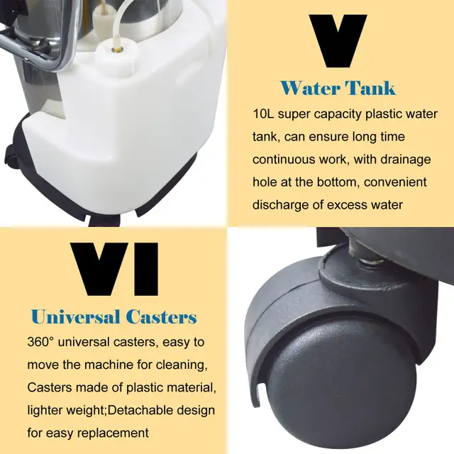 30L Vacuum 3 in 1 Carpet Extractor Machine 053011 - Photo 6