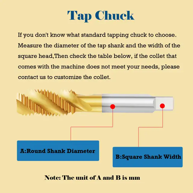 Promotion M6-M36 360° Electric Touch Tapper 220V 2000W 056351 - Photo 9