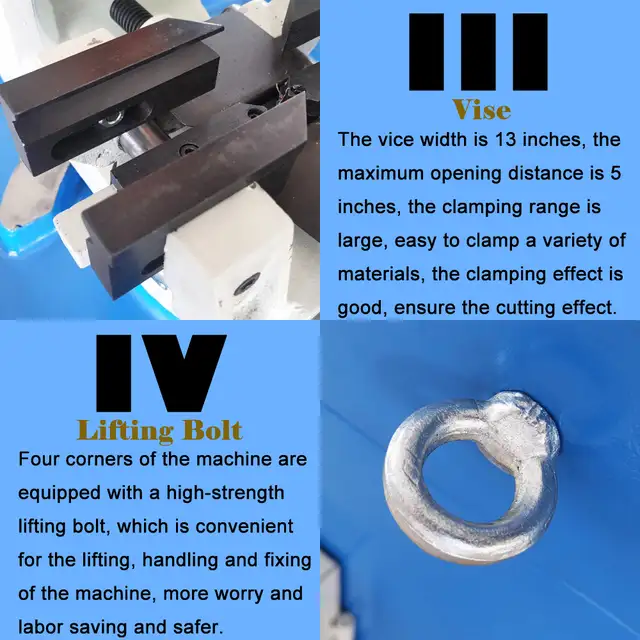 220V 60Hz 3 Phase Pipe Cutting Machine Metal Cutting 056264 - Photo 8