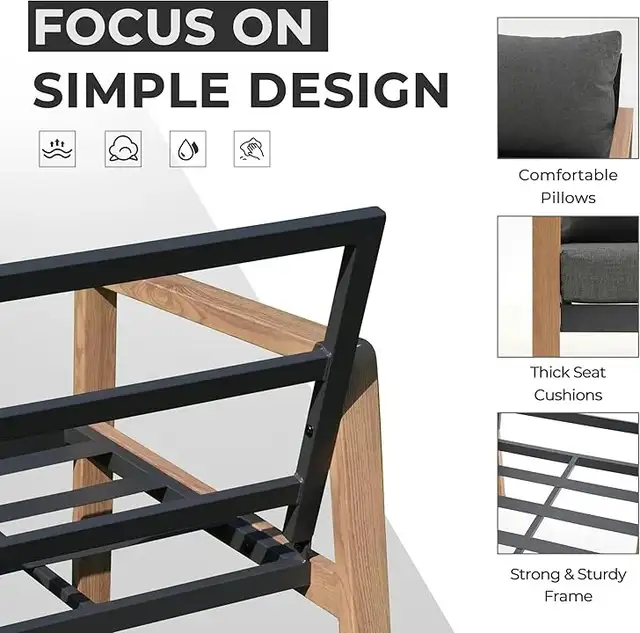 Brand New 4-Piece Patio Furniture Set $699 - Photo 5