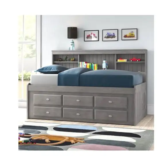 LIT EN BOIS MASSIF NEUF.     Caplan.