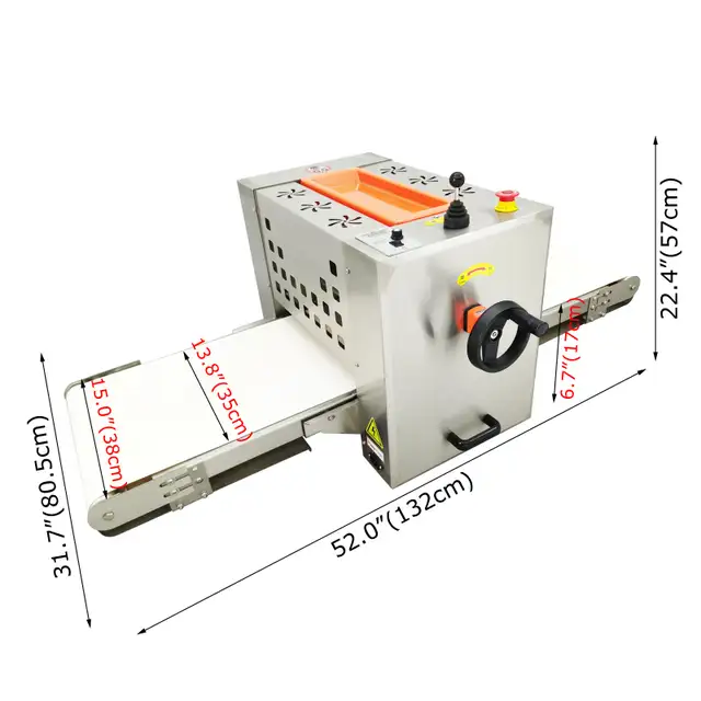 110V Mini Commercial Dough Roller Sheeter 350mm 056931 - Photo 2