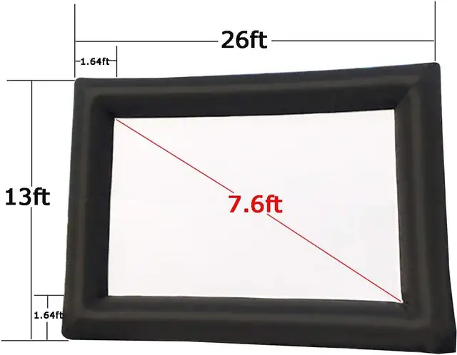 2613ft Inflatable Movie Screen Outdoor Blow Up Theater 188096 - Photo 2