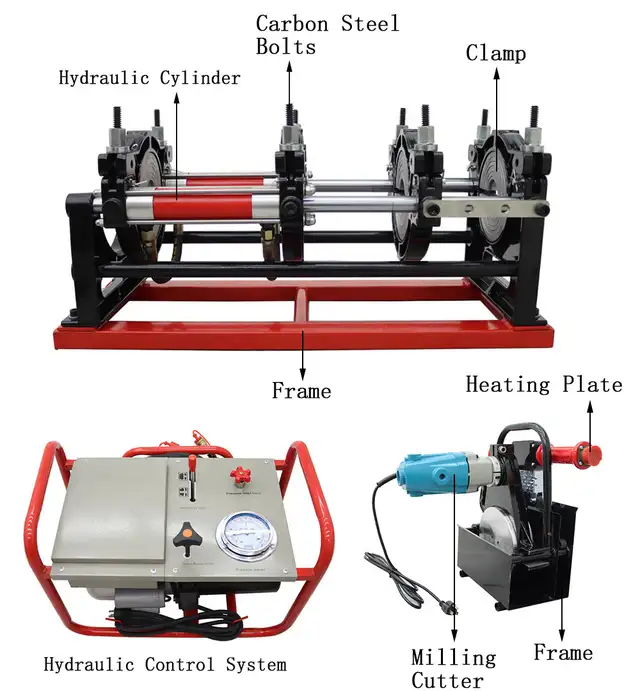 2.48'-6.30' Four Rings Pipe Butt Fusion Welding Machine 145010 - Photo 9