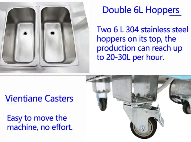 Promotion 110V Standing 3 Flavors Soft Ice Cream Machine 210051 - Photo 8