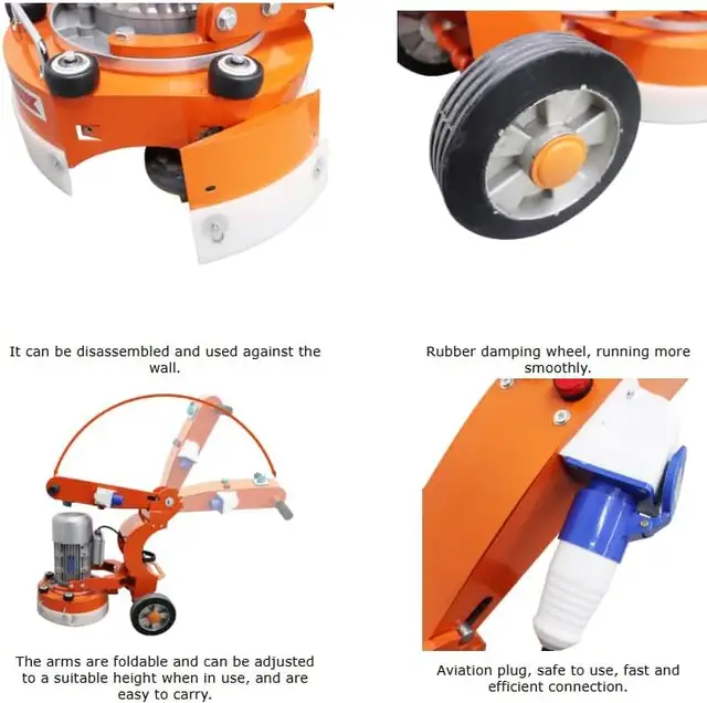 Foldable Arm Concrete Floor Grinding and Trimming Machine 238007 - Photo 9