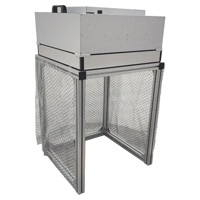 110V HEPA Filter Air Flow Hood Dust Free Room Workshop 020232 - Photo 4