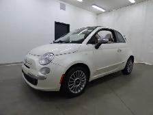 2013 FIAT 500C LOUNGE CONVERTIBLE, AUTO, CUIR, TOUT ÉQUIPÉ!!