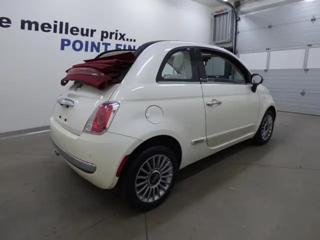 2013 FIAT 500C LOUNGE CONVERTIBLE, AUTO, CUIR, TOUT ÉQUIPÉ!! - Photo 5