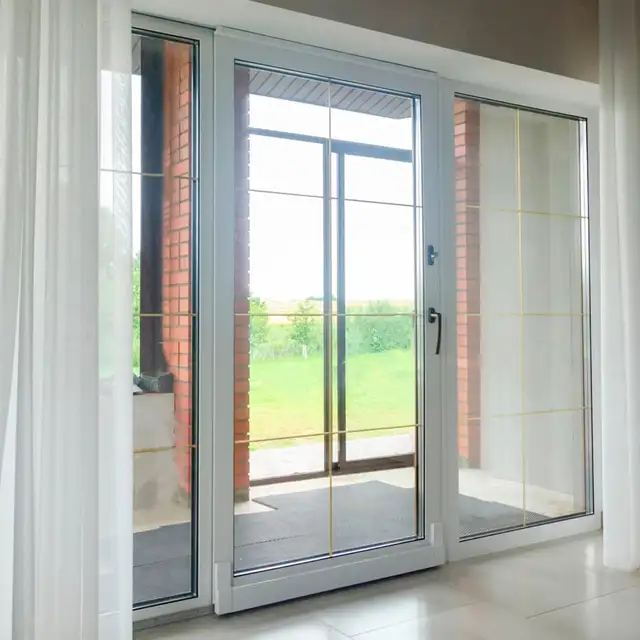 Expert installation of sleek sliding doors.