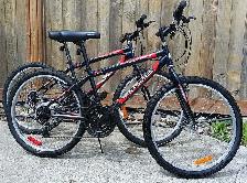 Pair of Supercycle SC1600 Youth MTBs – 24' – Ready to Ride!