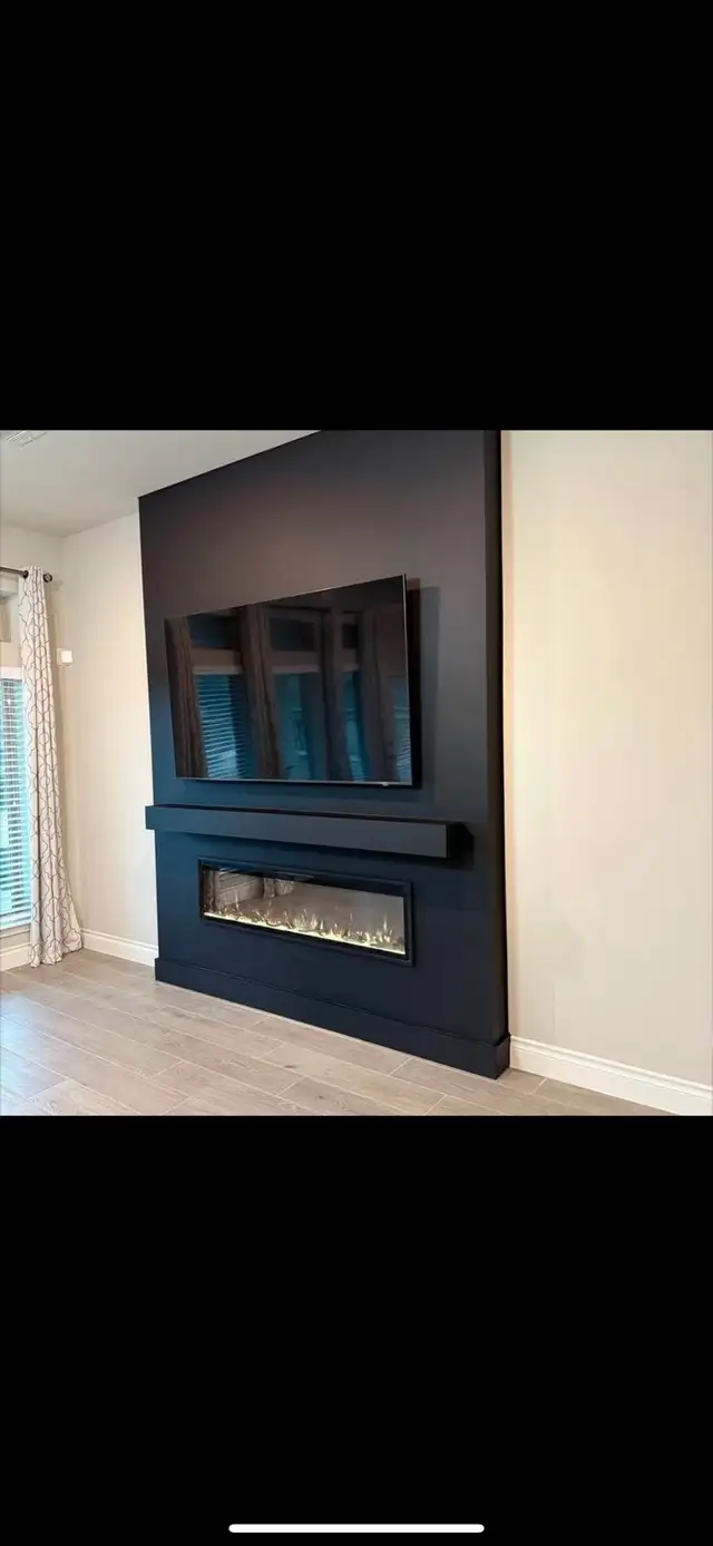 stone fireplace accent wall - Photo 2