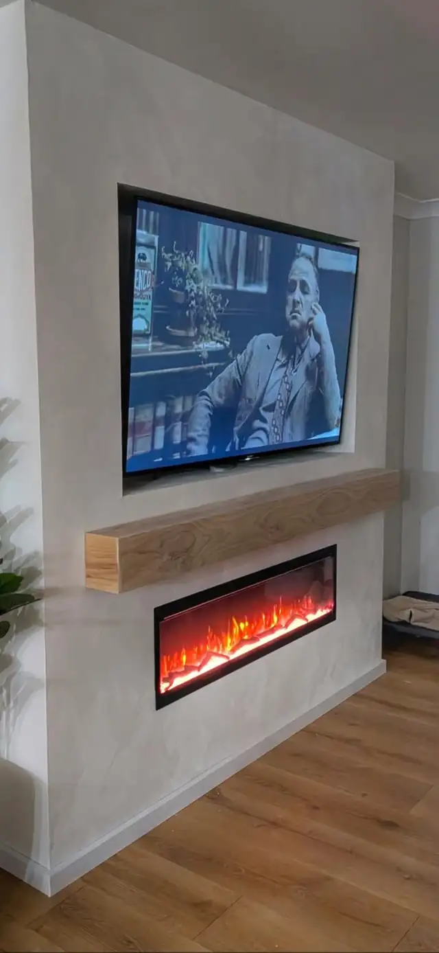 stone fireplace accent wall - Photo 3