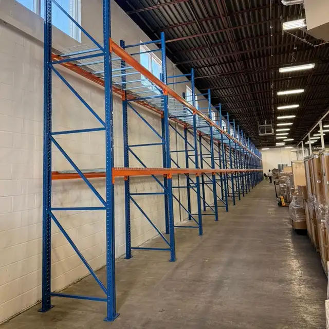 16' x 42' Bolted Style Uprights Pallet Racking REDI RACK