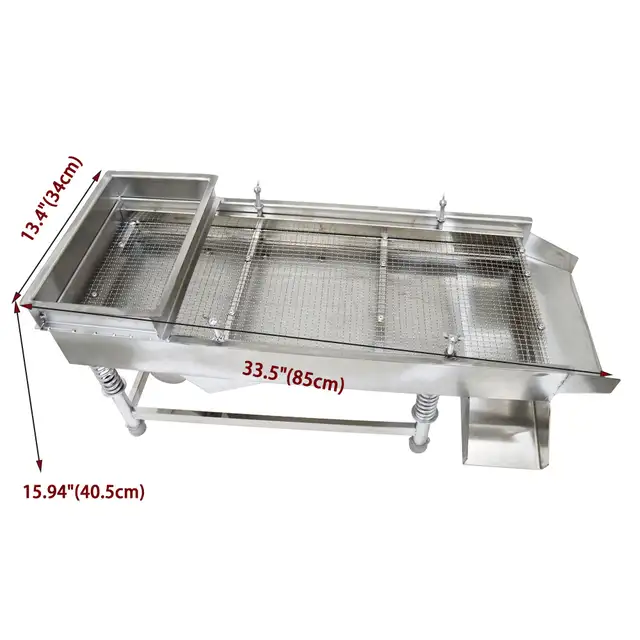 1-Motor 9mm Stainless Steel Linear Vibrating Screen 230197