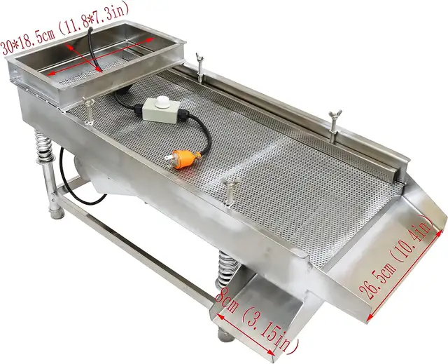 5mm Linear Vibrating Screen Sifter Machine 230196 - Photo 3