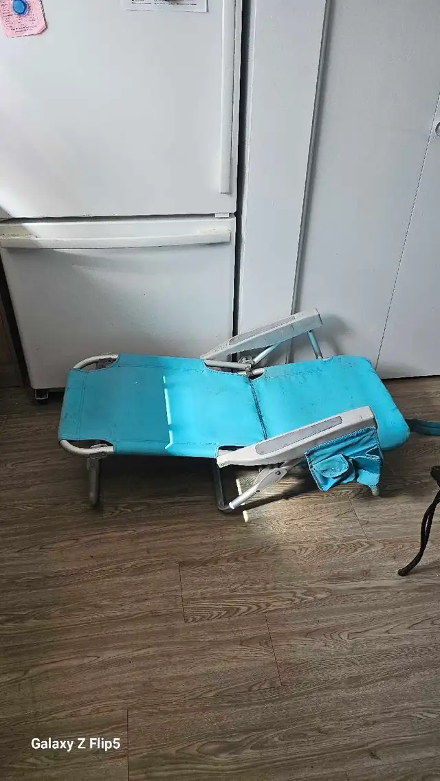 Chaise de plage pliable