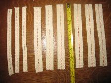 BRAND NEW COTTON OIL LAMP WICKS 1',7/8',3/4',5/8',1/2',X 7' LONG