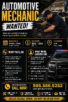Hiring Auto Car Mechanic - Start ASAP