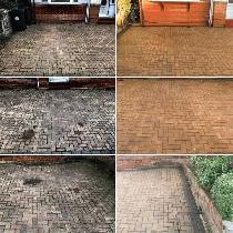 interlock, stones, power wash