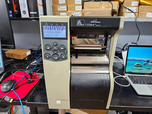 Zebra 110Xi4 Thermal Transfer Barcode Label Printer 203 dpi