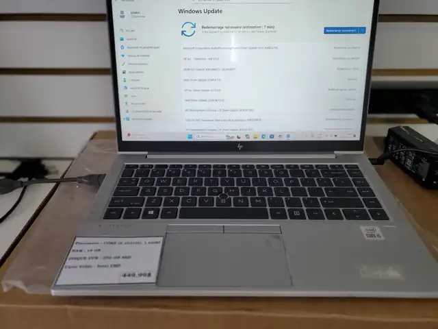 Laptop Hp 840 G7,core-i5 10ème G,16GB,256GB,Windows 11, tactile