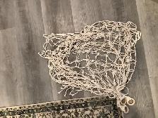 rope shelf (hangs in a corner)