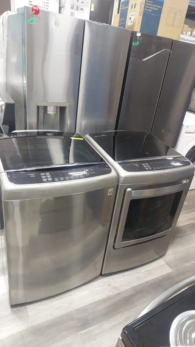 Washer Dryer Set -  27 LG - Top Load - Used ( SALE OFFER ). - Photo 2