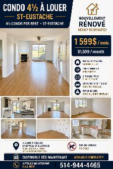 Condo 4½ rénové | St-Eustache | 1 599$ - Photo 2