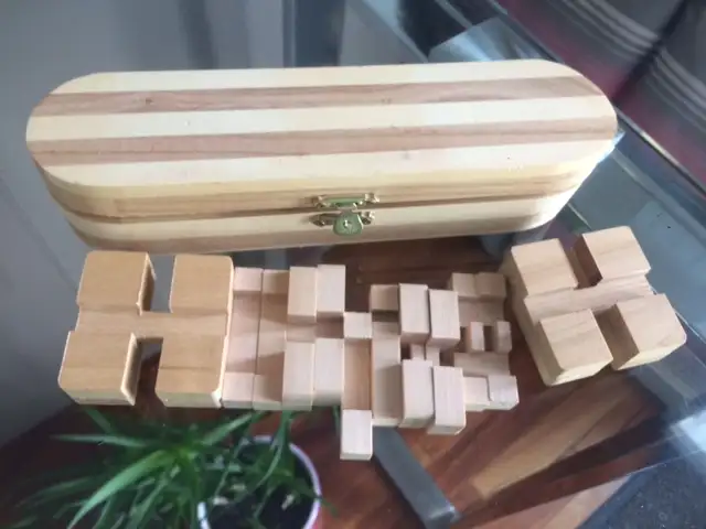 CASSE-TETE COMPLET EN BOIS INSTRUCTIONS POUR FAIRE CUBE: $5.00 - Photo 2