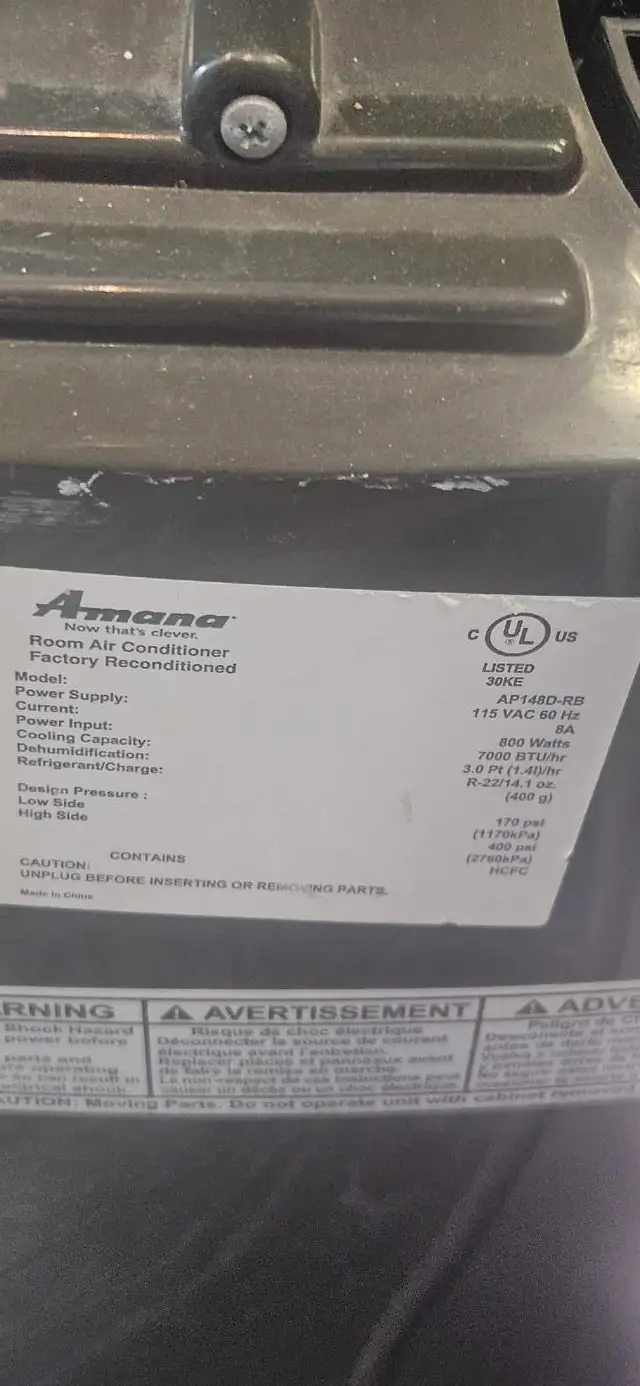 Danby Air Conditioner 8000 BTU - Photo 3