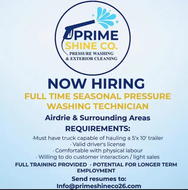 Pressure Washing Technician