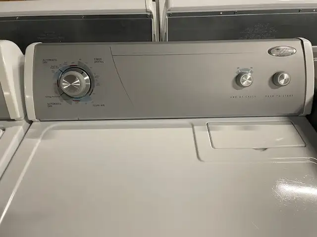 Laveuse sécheuse traditionnelles blanches Whirlpool - Photo 4