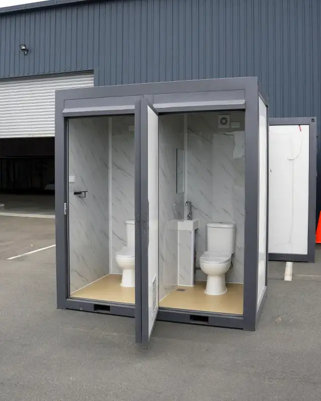 Dual Portable Toilet Restroom Unit - Photo 2