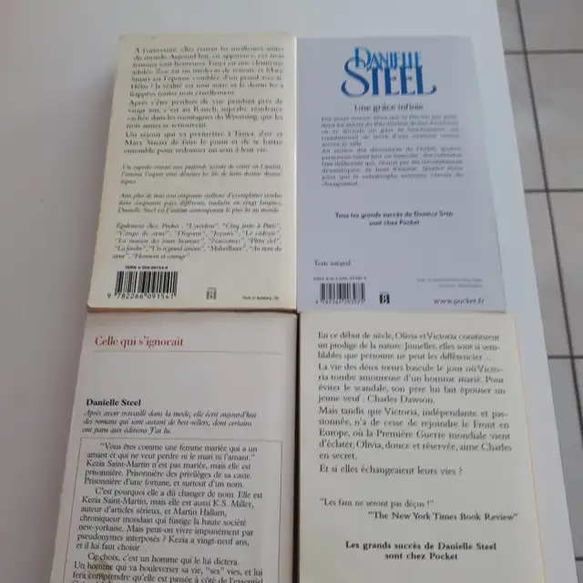 4ROMANS NEUFS DE DANIELLE STEEL$5.00CH:GRACE INFINIE 378PA STEEL - Photo 2