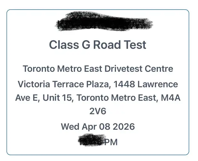EARLY G2-G ROAD TEST (G2-G) BOOKING, DRIVE CLASSES - Photo 2