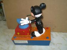 MICKEY MOUSE MAGICIAN THINKAWAY BANK-TALKS/MOVES- USED-WORKS $50 - Photo 2