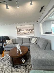 Sale New Sectional Sofa With RHF Corner Chaise - Grey - Photo 2