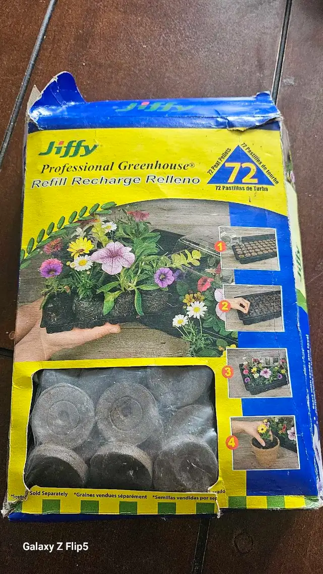 Pastilles de terres pour recharge (plantes/fleurs)