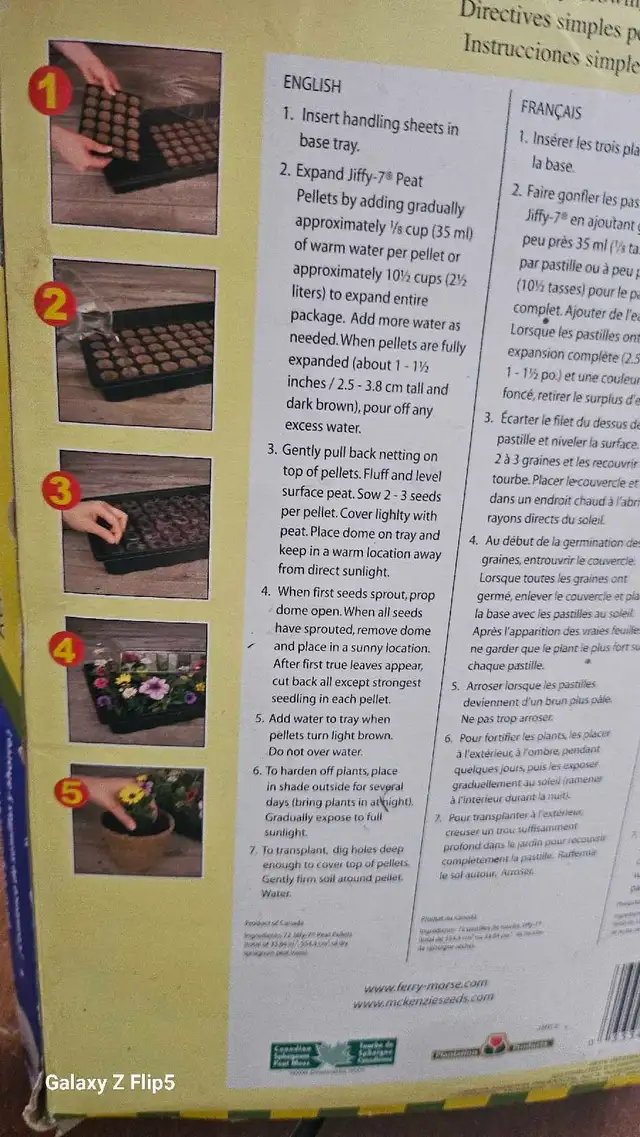 Pastilles de terres pour recharge (plantes/fleurs) - Photo 4