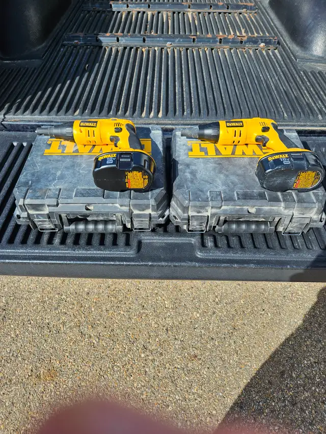 2 DeWalt 18 volt cordless screw guns. $ 80 Each