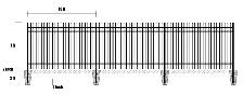 Industrial Ornamental Fencing 148ft Set - Photo 4